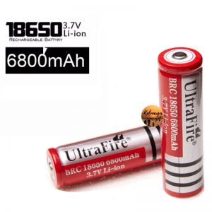 BATERIA ULTRAFIRE BRC 18650 3.7V LI-ION 6800MAH RECARGABLE