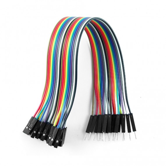 CABLE JUMPER HEMBRA-MACHO 20CM PACK 10 UNIDADES