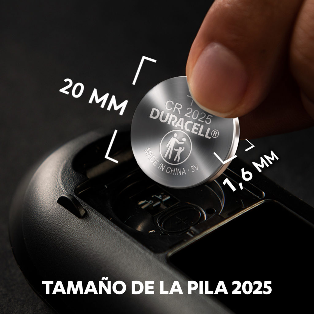 PILA DE LITIO TIPO MONEDA DURACELL 2025 3V