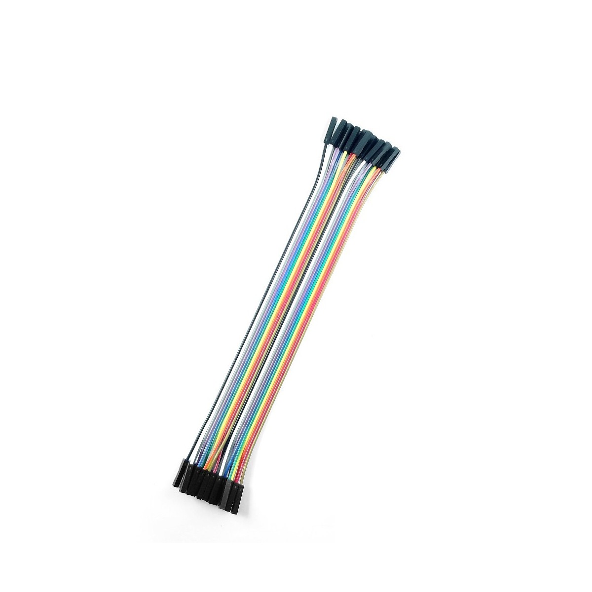 CABLE DUPONT JUMPER HEMBRA-HEMBRA 20CM PACK 10 UNIDADES - Electronica Plett